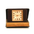 Vintage IMHOF Livre D`Heurs Rare Travel Alarm Clock, 15 Jewels, circa 1930