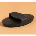 Horse riding flexible curry comb (large) - black