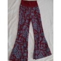 *NEW* Harem Pants Bootleg, can be folded over, to make hipster