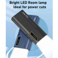 *10 000* mah USB backup power with emergency light,  quick charge, dual port