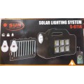 Loadshedding Solar Light System kit, 2m line, super bright, mobile charge, 2 bulbs