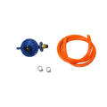 Gas Regulator and Hose Set, with 2x clamps