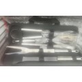 5 Piece Stainless Steel Braai Barbecue Tool Set with Zip Storage Carry Bag