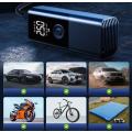 Car air pump, LED digital display, real-time display current tyre pressure, with LED flashlight