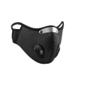 Washable N95 Dual Valve Sports Mask - Black
