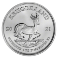 2 x 1oz Silver Krugerrands 2021 (Save on shipping order 2)