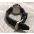 Wow !!! Pre Owned Gents Tag Chronograph Watch Replacement Rubber Strap - Very Stylish !!!