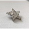 R1 Start -  Solid 925 Silver Designer Star Shape Pendant with Small Gemstones, NOT PLATED!!
