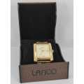 Lanco Unisex Gold Color Watch with Original Box, Very good condition!!!!