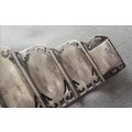 Vintage Solid Heavy Siam Silver items sold together as a lot, Braclet, Earing, brooch.....