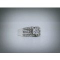 Solid 925 Silver Block style Unisex Designers Ring ,Handmade