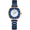 Wow!! Curren Ladies Designer Mother of Pearl Watch, Blue & Rose Gold Color, Brand New!!!