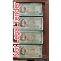 35 X South African Collectable Bank Notes, Bid per Note, See the full Description!!!!