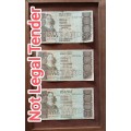35 X South African Collectable Bank Notes, Bid per Note, See the full Description!!!!