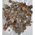 Huge Lot of 339 X Unsorted Mixed Coins, South African mix and Other Country mixed coins!!!