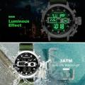 MEGALITH New Quartz Men Watches Waterproof Sport luxury Luminous Dual Display