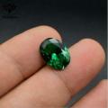 Lab Created Green Emerald Loose 6*8mm Gemstone Emerald Colombia Faceted Cut AAAAAAA+