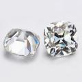 Lovely 1 Ct Cushion Shape 6 mm GH White Moissanite Loose Diamond With Certicate