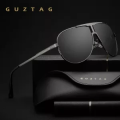 GUZTAG Brand Fashion Classic Polarized UV400 Pilot Designer Stainless Sunglasses For Men G8026