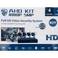 AHD KIT 1080P 5MP 4 channel Camera kit