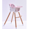 Brand New Wooden High Chair with Tray.  Baby Highchair Solution for Your Babies Grey Color