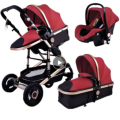 3 in 1 Baby Stroller - Maroon