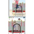 Kids Mini Trampoline With  Net Pad  89 x 27 x 20cm