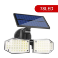 78 LED 30W Outdoor Solar Interaction Wall Lamp