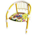 Multicolor Cartoon Design Baby Chair With Metal Backrest Frame and Sound