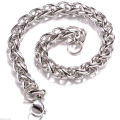 Genuine Solid Stainless Steel Chain Bracelet. 21CM / 5.5MM Width