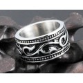 SOLID HEAVY CELTIC 316L Stainless Steel Band - Ring Size 11 / V+/ 20.6mm