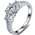 STUNNING!! Sparkling 0.66ct Cr.Diamond Engagement Ring- Size 7/N+/17.3mm