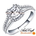 **2 RINGS AVAIL** Sensational!! 1.82ct Cr.Diamond Cushion Cut Engagement Ring - Size 7/O/17.3mm