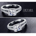 **2 RINGS AVAIL** Sensational!! 1.82ct Cr.Diamond Cushion Cut Engagement Ring - Size 7/O/17.3mm