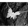 Personalized Butterfly Name Necklace + FREE ENGRAVING - 5 Options