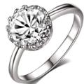 ASHA CRAFT JEWELLERY. 2.00CT CR.DIAMOND SOLITAIRE ENGAGEMENT RING - Sizes 7-9 / O-S