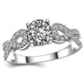 Free shipping over R500! 2.30ct Cr.Diamond Engagement Ring, Infinity. Size 9 / S