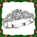 Free shipping over R500! 2.30ct Cr.Diamond Engagement Ring, Infinity. Size 9 / S