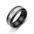 Mens Titanium Meteorite Design Wedding Band. Ring Size 6,7,8,9,10,11,12,13