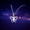 TITANIUM BUTTERFLY NECKLACE