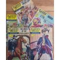 4 CLASSICS ILLUSTRATED BOOKS (1948 -1961) NR.51,52,53 AND 165