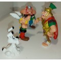 Vintage Asterix Figurines with Tin