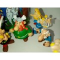 Vintage Asterix Figurines with Tin