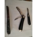 Set of quality Vintage Knives.