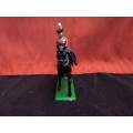 Antique Metal Soldier on Horse(W Butain) pat.1988 England 9cm high