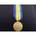 WW1 Victory Medal 1919 awarded to Pte J.J.J. Steyn 3rd S.A.I.