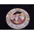 Royal Doulton "The Mayor" Plate 26 cm wide