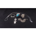 Lot of Silver Jewelery ( bid for the lot)