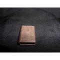 Boer Prisoner of War Small Stone Bible with the name A.J.Durand carved on it