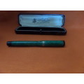 National Security Fountain Pen England Jade Green 14k Nib boxed